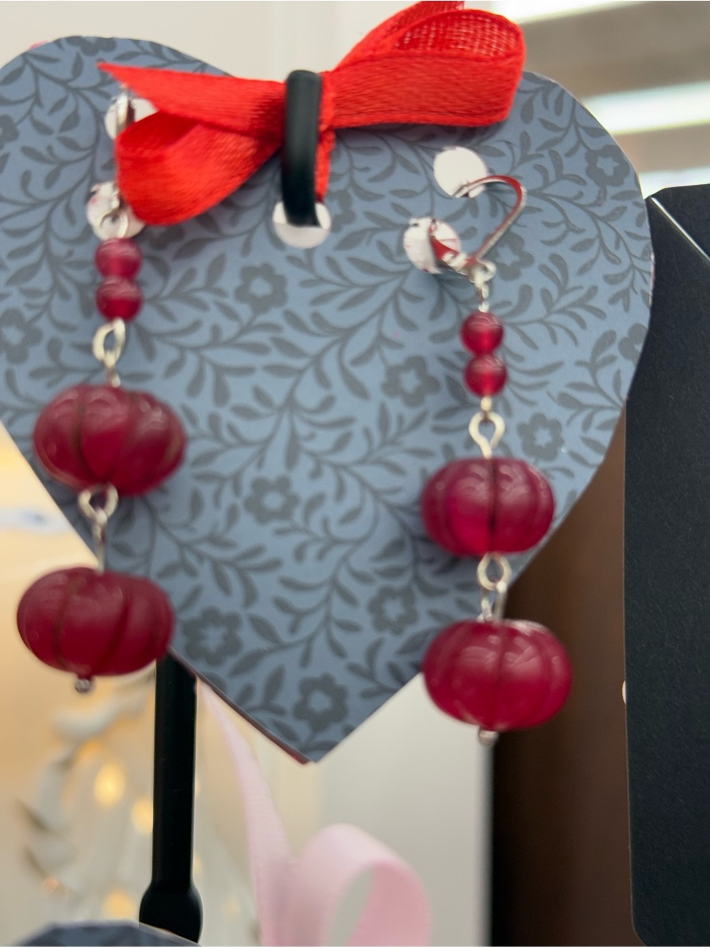 Ruby earrings - Picture 3 of 4